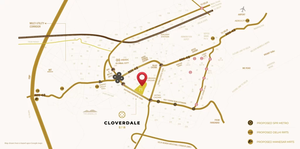 Cloverdale-Location